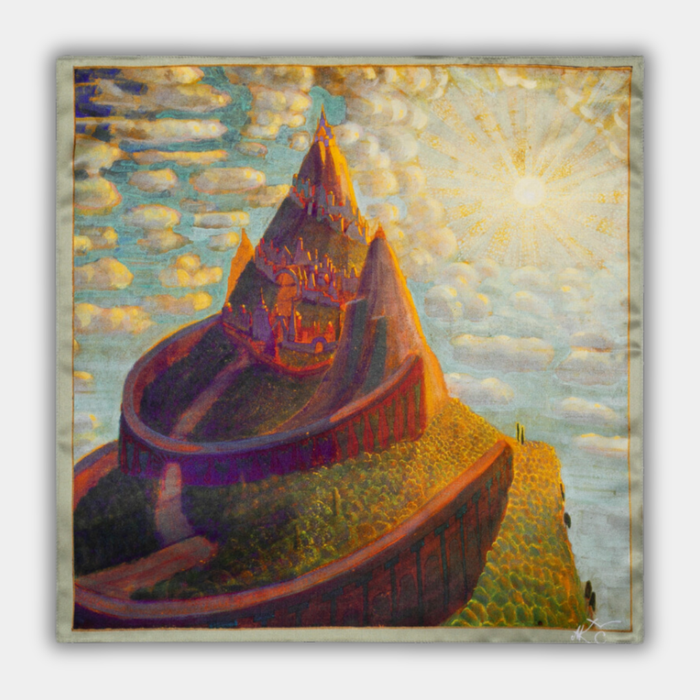 Didelės šilkinės skaros 88×88 cm