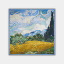 Vincent van Gogh - Nisupõld küpressidega